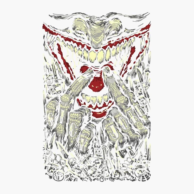 Awesome joker tooth Cotton Tote Bag