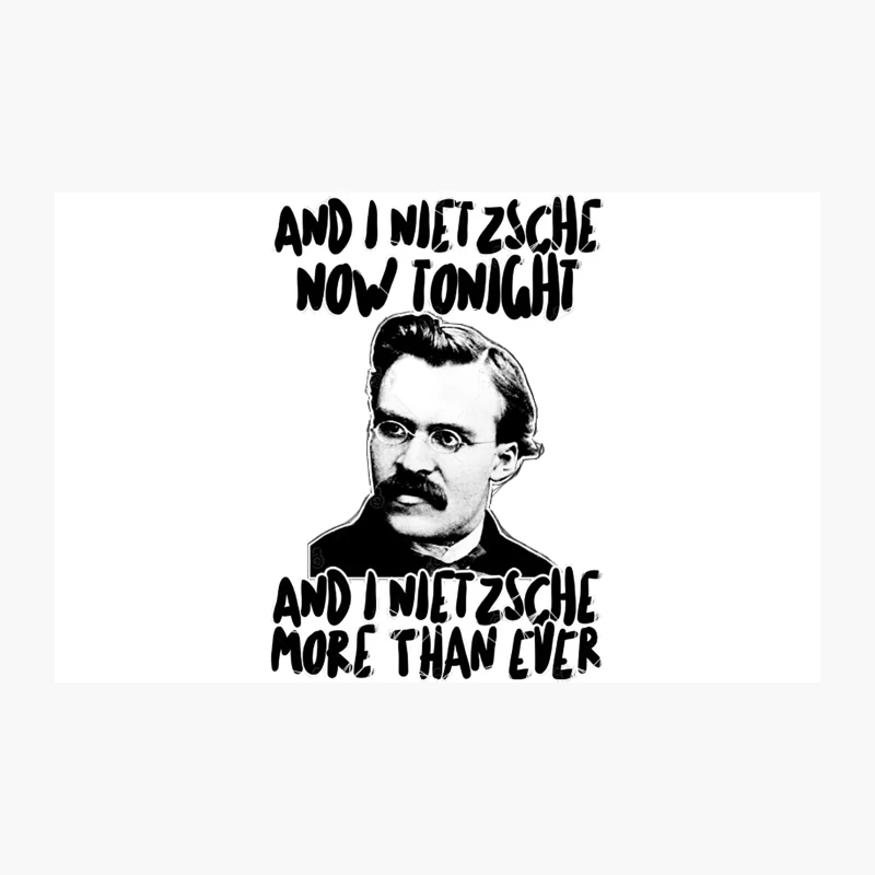 Friedrich Wilhelm Nietzsche Humor Lyric - Retro Styled Graphic Design Travel Mug