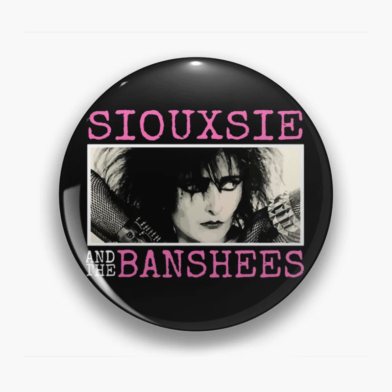 Siouxsie and the Banshees Gothic Punk Album Cover Pin