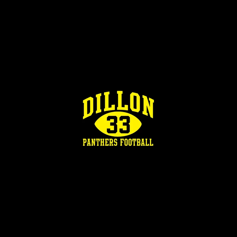 Dillon High Panthers Football 2006 iPhone Case