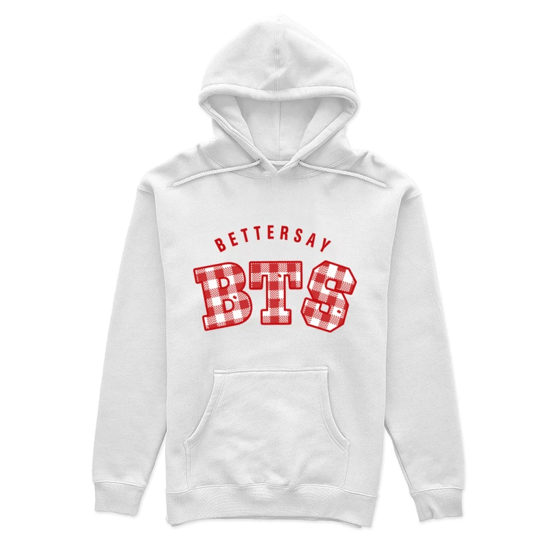 BTS Karomuster Design Damen Pullover Hoodie