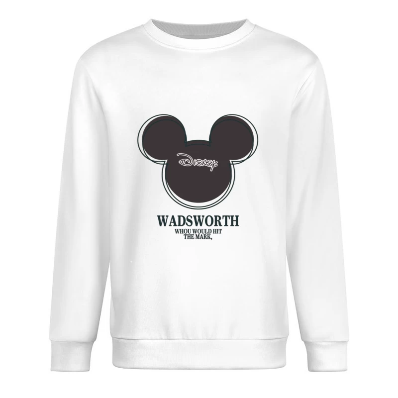 Logo Wadsworth avec élément Disney Homme Sweat-shirt à enfiler