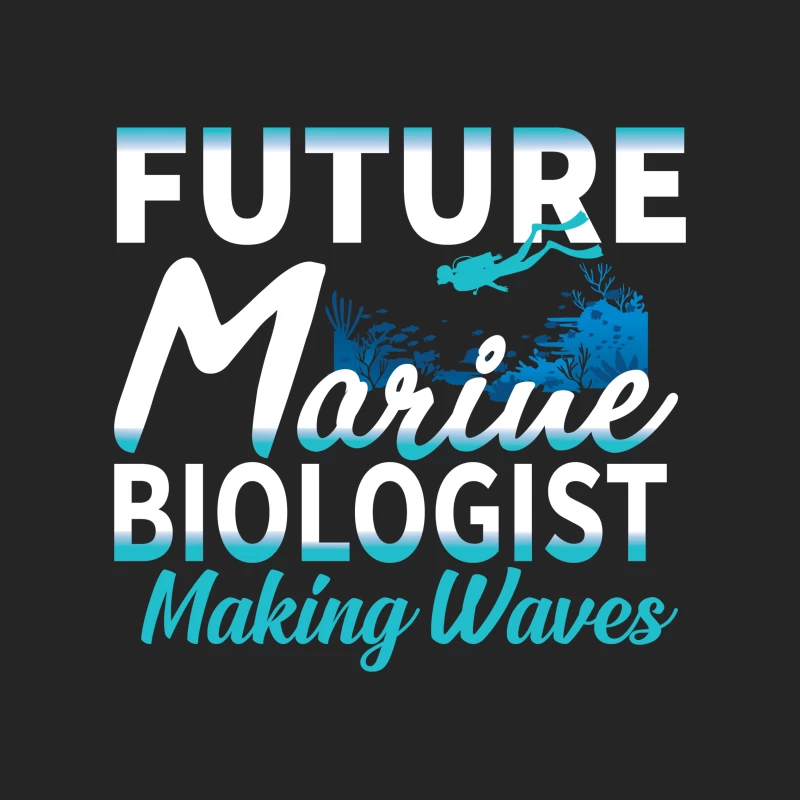 Futur biologiste marin: faire des vagues Homme Sweat-shirt à enfiler