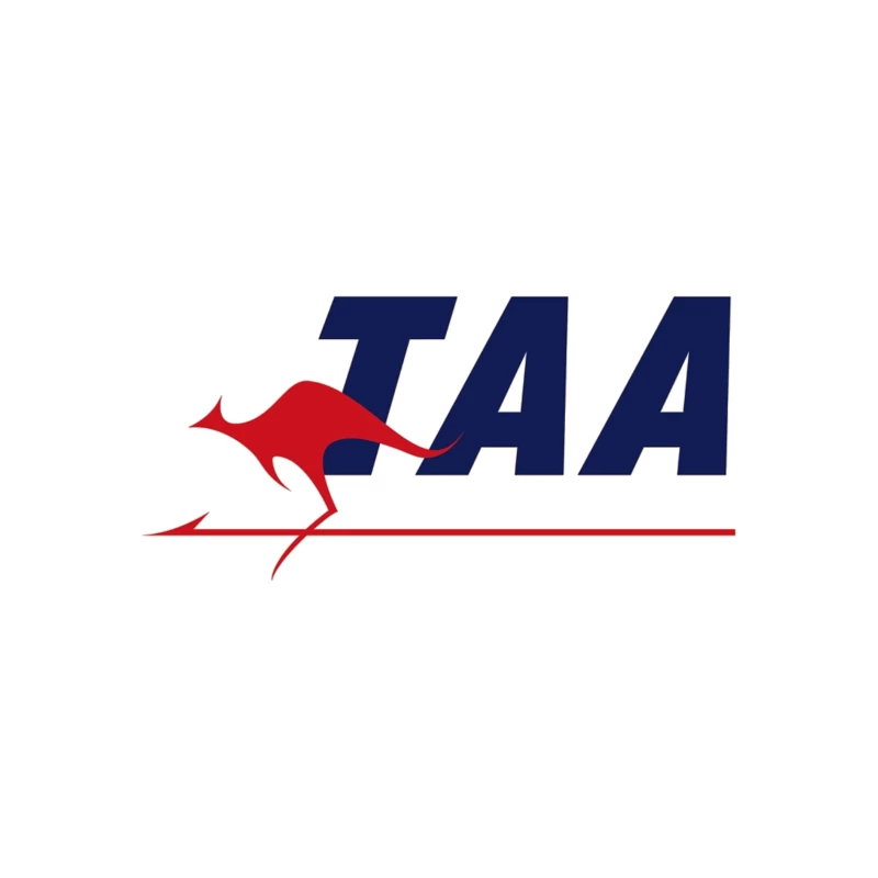 TAA (Trans Australia Airlines) Vintage Logo with Red Kangaroo Coffee Mug