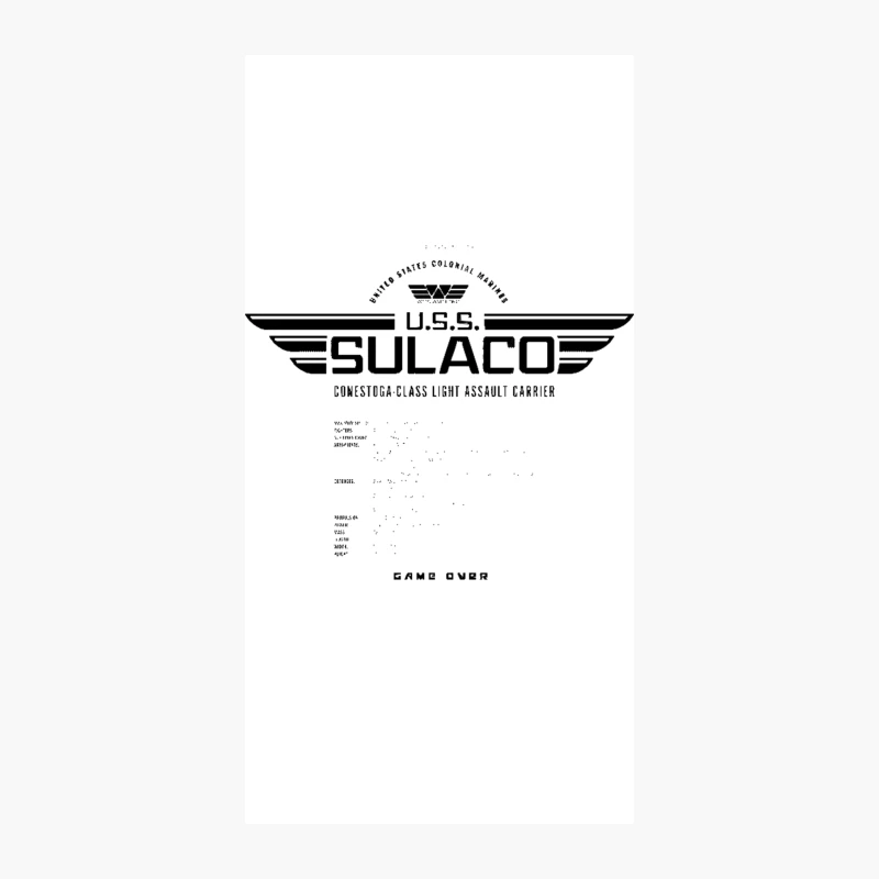 U.S.S. Sulaco iPhone Case