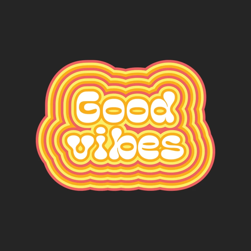 Retro Good Vibes Design Damen Pullover Sweatshirt