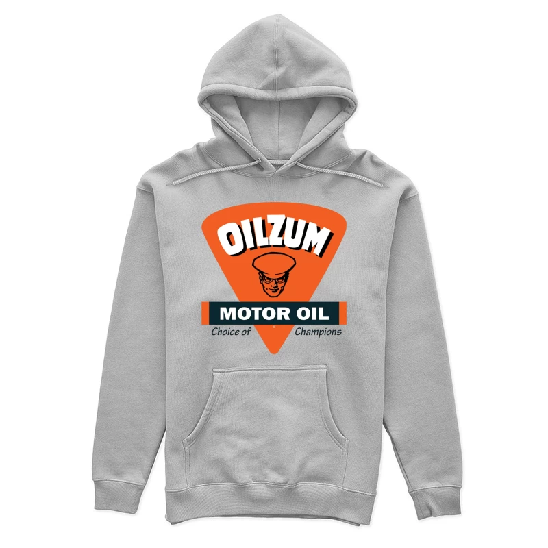 Vintage Oilzum Motor Oil Logo with Retro Design Female Pullover Hoodie