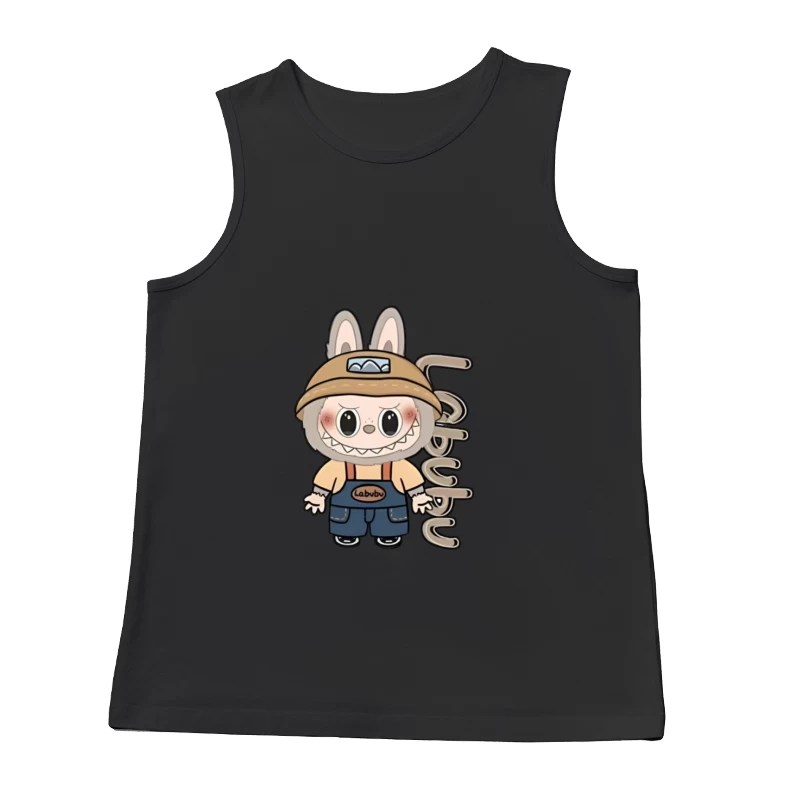 Niedliche Labubu-Figur mit Hasenohren Herren Tanktops