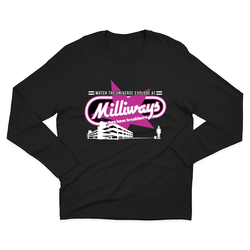 Milliways Restaurant 2 Male Long Sleeve T-Shirt
