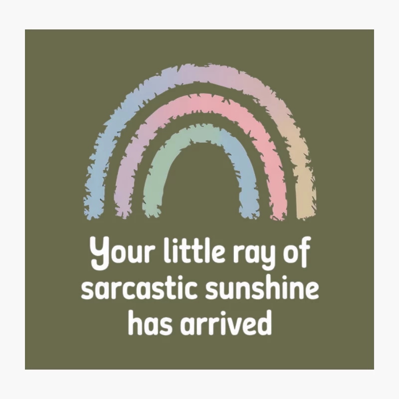 Pastel Minimalist Rainbow with Watercolor Effect Throw Pillow