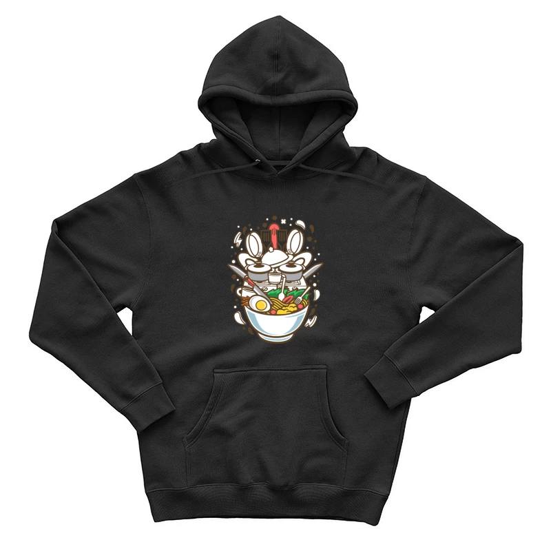 Bol de Ramen Artistique Homme Sweat à capuche