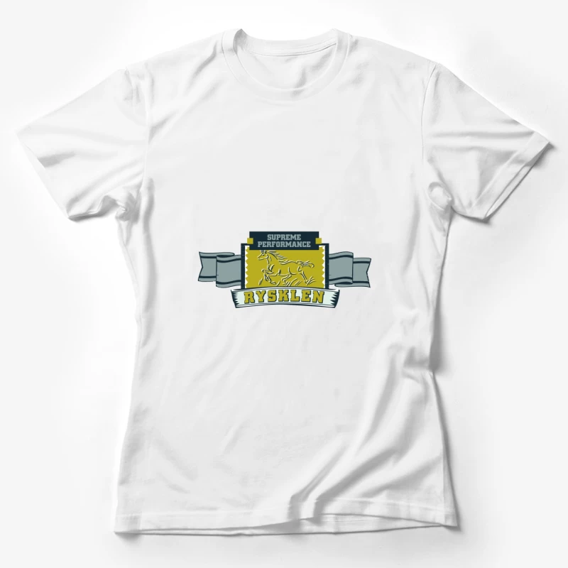 Logo équestre de performance suprême Femme T-Shirt