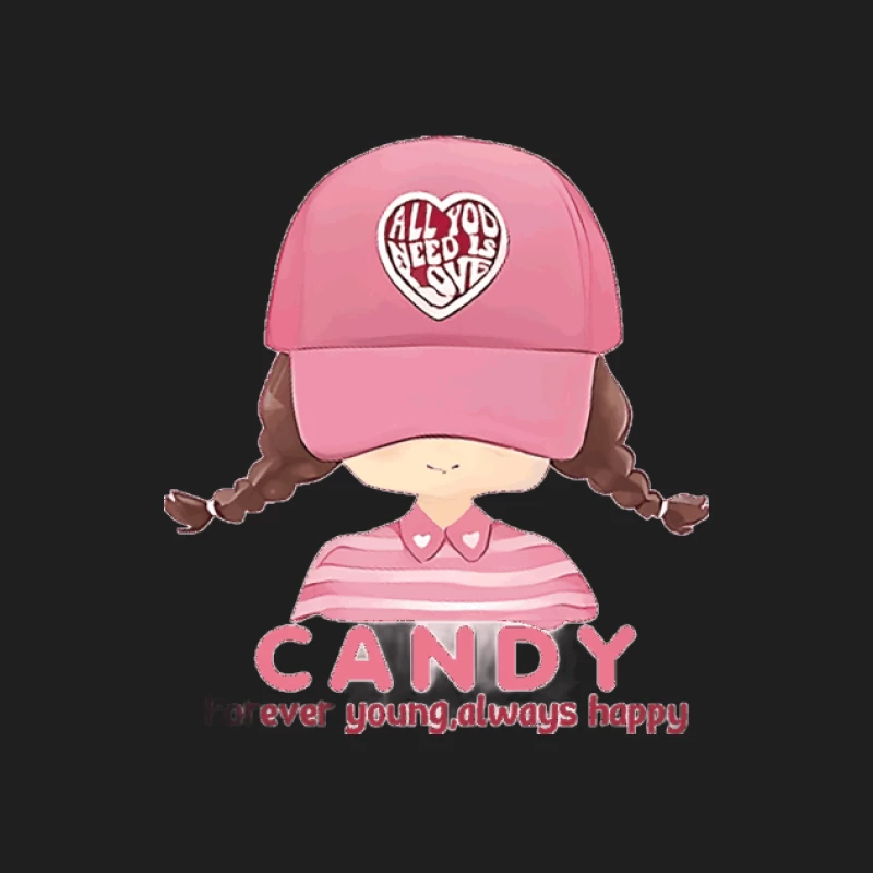 Candy Mädchen mit Mütze Herren Tanktops
