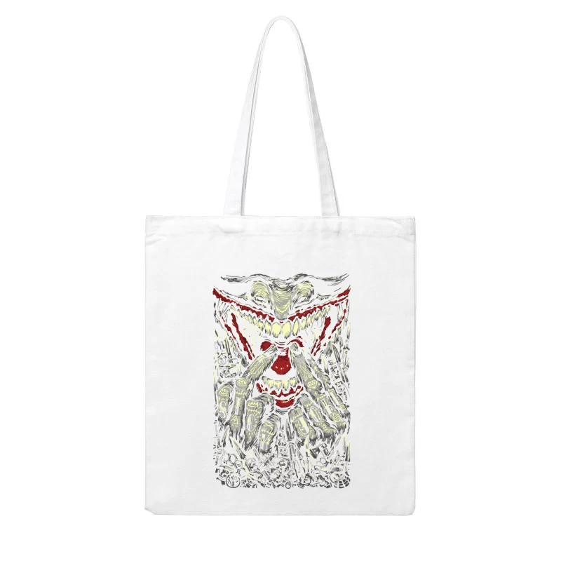 Awesome joker tooth Cotton Tote Bag