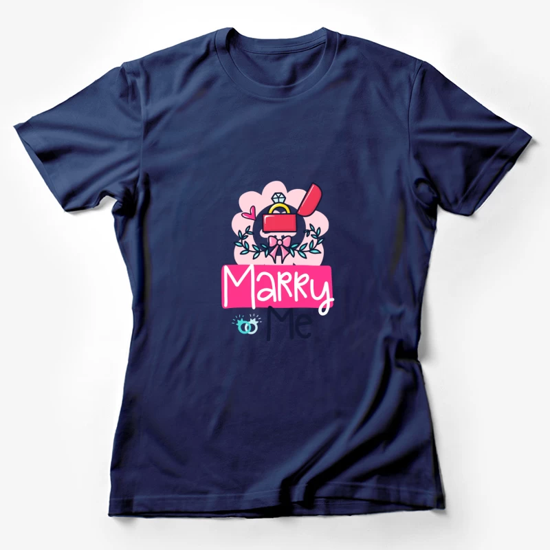 Demande en Mariage Romantique Femme T-Shirt