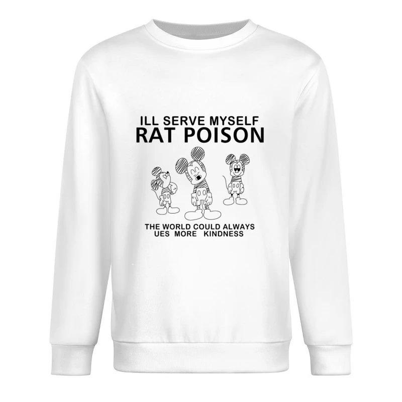 Poison et gentillesse : une illustration humoristique Homme Sweat-shirt à enfiler