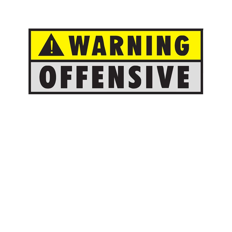 Warning Offensive Mens Funny Tapestry