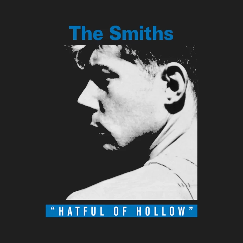 The Smiths 'Hatful of Hollow' Album Cover Art in Black and White Male Tank Top