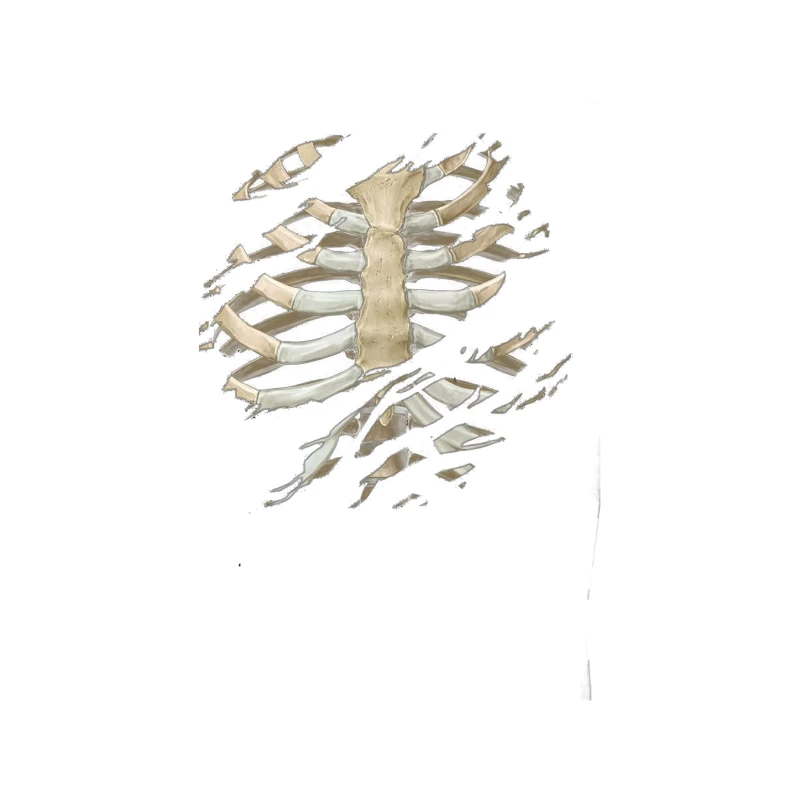 Torn Rib Cage Tapestry
