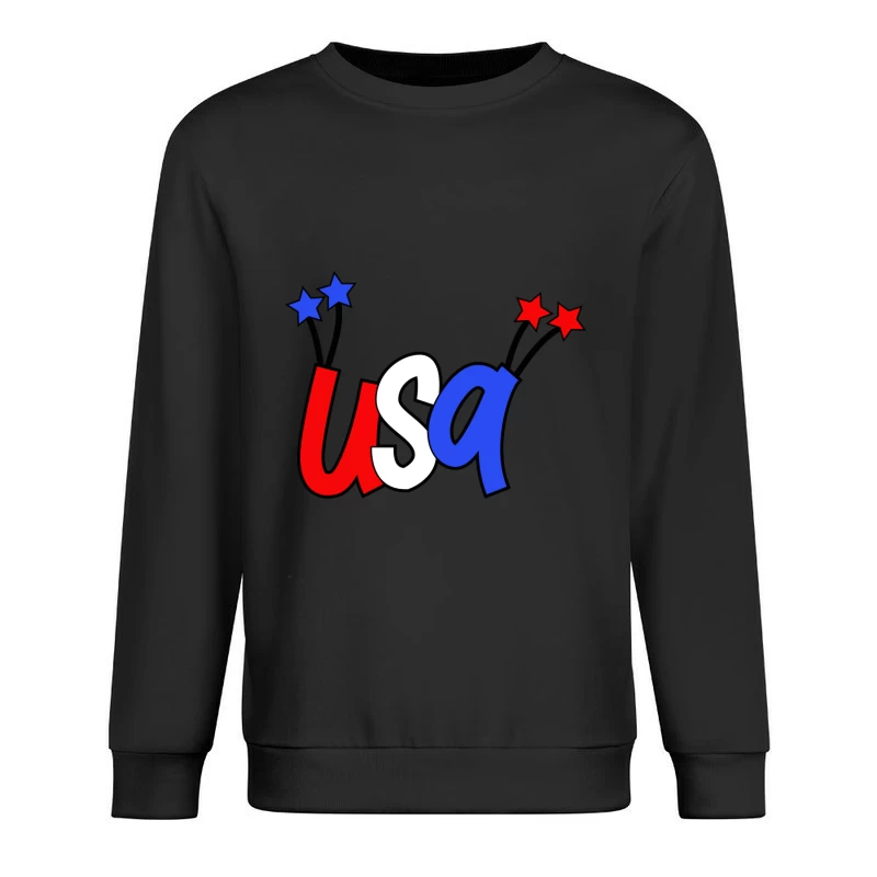 Design USA patriotique coloré Homme Sweat-shirt à enfiler