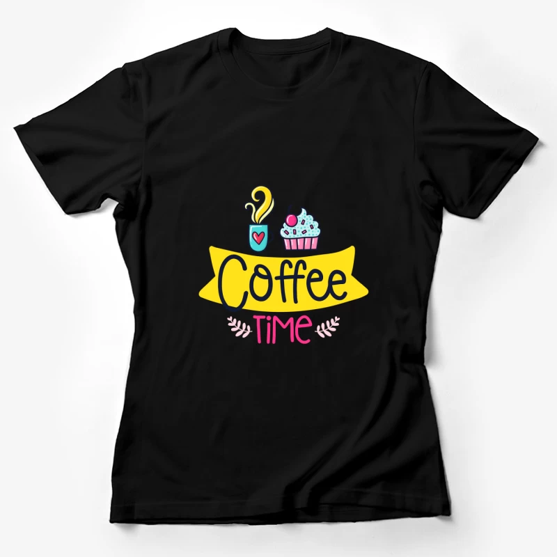 Pause café avec cupcake Femme T-Shirt