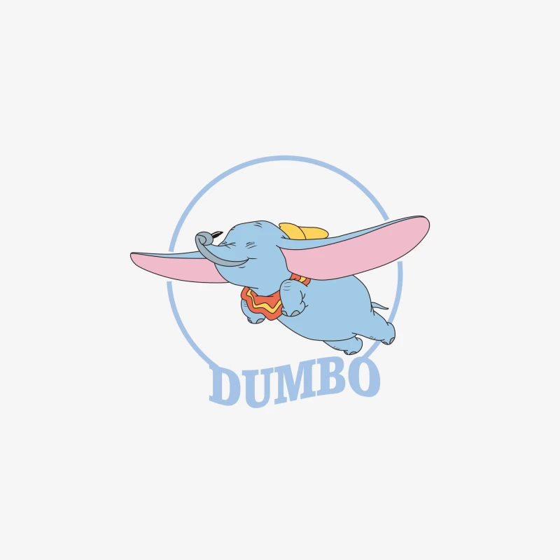 Fliegender Elefant Dumbo Damen Langarm T-Shirt