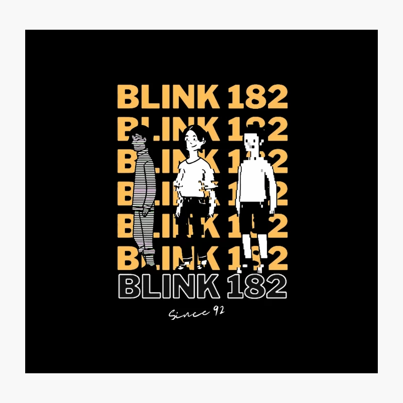 Punk Rock 182 Throw Pillow