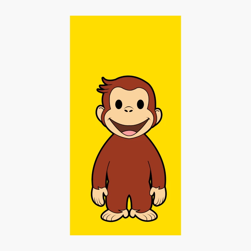 Curious George: Beloved Cartoon Monkey Character iPhone Case