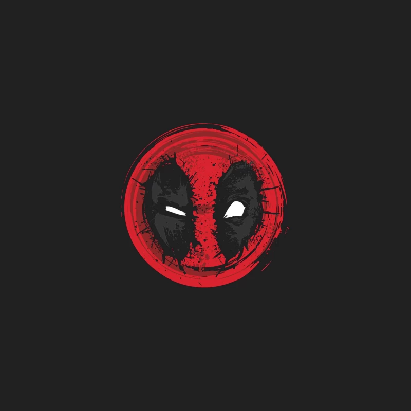 Grunge Deadpool Logo: Marvel's Iconic Superhero Emblem Bucket Hat