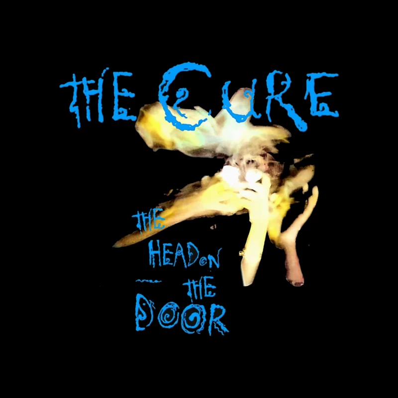 The Cure - Head on the Door Abstract Album Art Throw Pillow