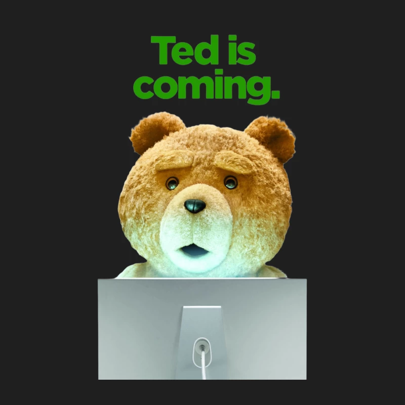 Teddy Bear's Comedic Return: Ted is Plugging In Male Tank Top