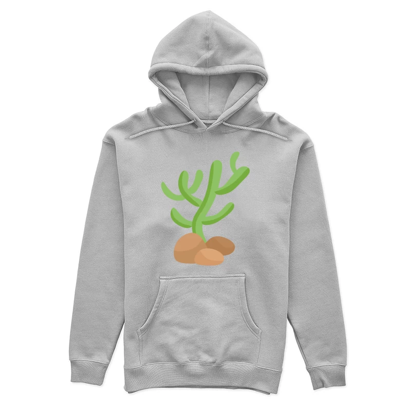 Illustration de cactus sur des rochers Femme Sweat à capuche