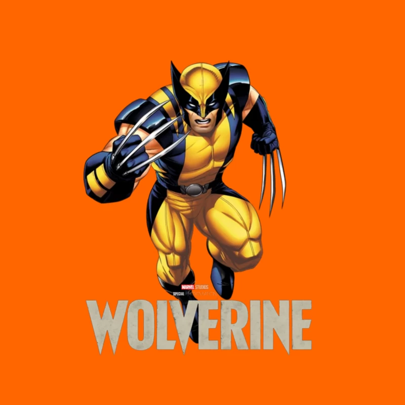 Wolverine Comic Character Throw Pillow