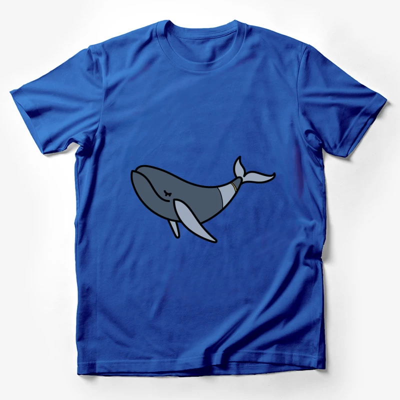 Baleine Heureuse Illustrée Homme T-Shirt