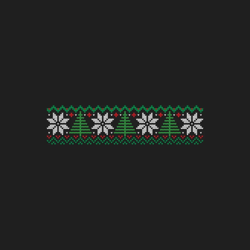 Motif de Noël traditionnel avec sapins et flocons Homme Débardeur