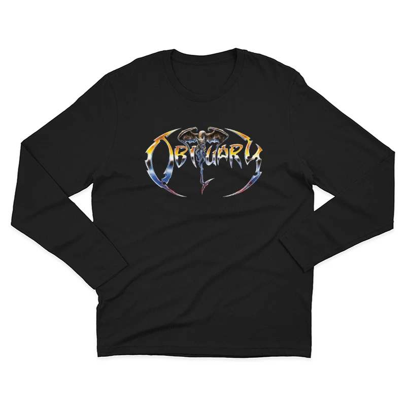 Obituary The End Complete Logo Male Long Sleeve T-Shirt