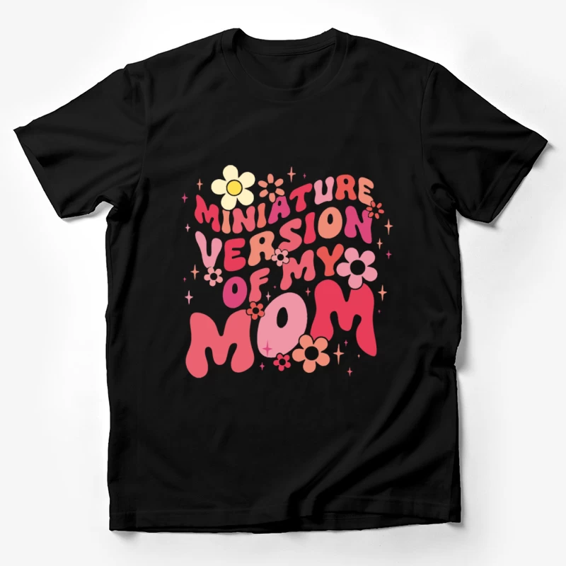 Miniaturversion meiner Mutter mit Blumenmotiv Herren T-Shirt