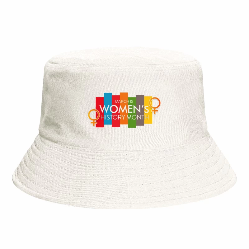 Bold & Modern Women's History Month Tribute Bucket Hat