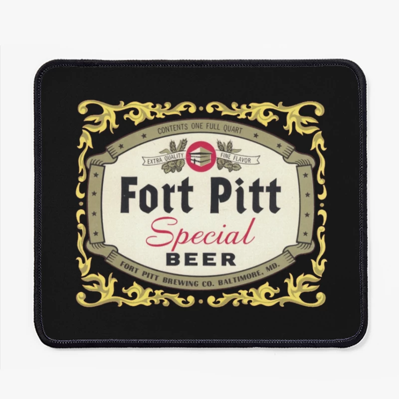 Fort Pitt Beer 3 Mouse Pad