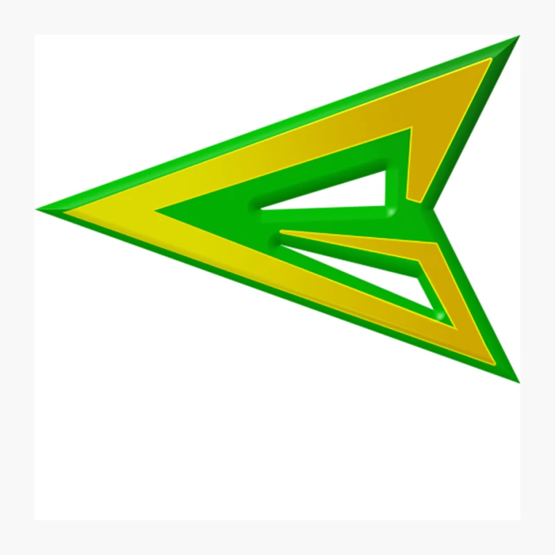 Green Arrow logo Pin