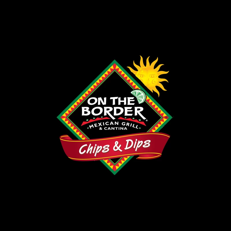 On the Border Mexican Grill & Cantin Throw Pillow