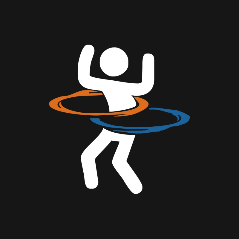 Portal Hula Hooping With Portals Female Long Sleeve T-Shirt