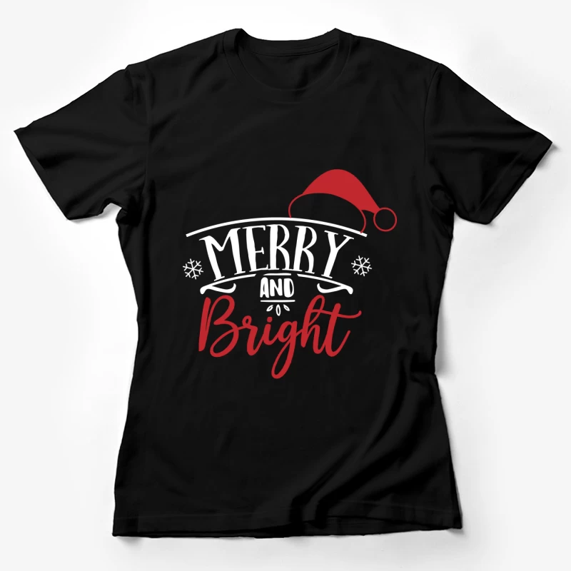 Joyeux et Brillant Noël Femme T-Shirt