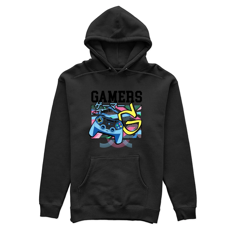 Retro Gamer Design mit Gamepad Damen Pullover Hoodie