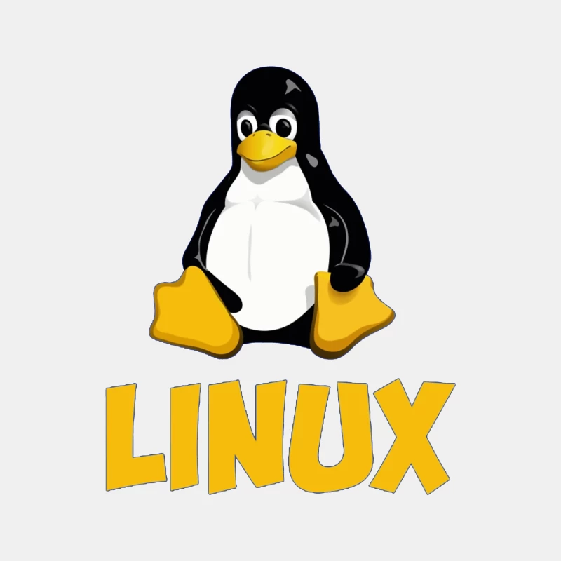 Tux: The Linux Operating System Mascot Logo Male Tank Top