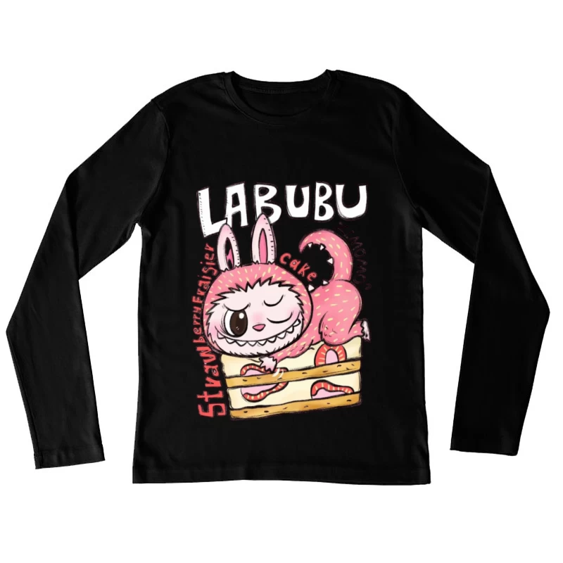 Labubu-Kuchenleckerei Damen Langarm T-Shirt