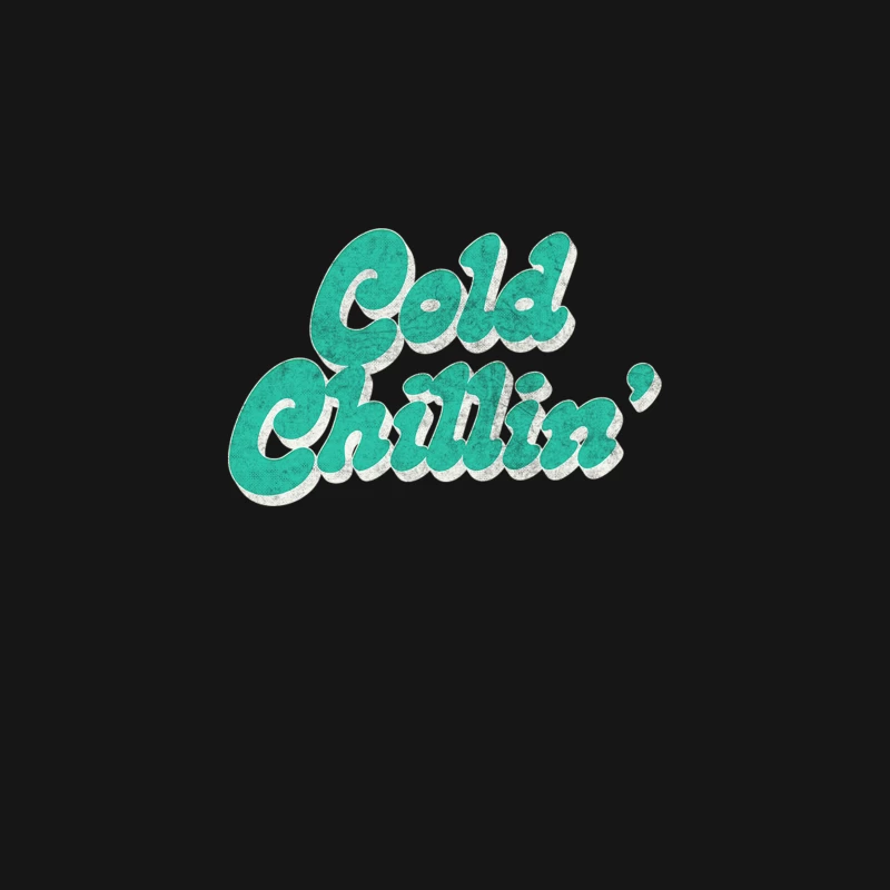 Cold Chillin_  Retro Old Skool Hip Hop Design Desk Mat