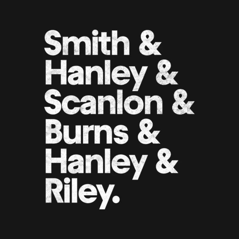 Classic Early The Fall Line-Up Names List Design Mouse Pad