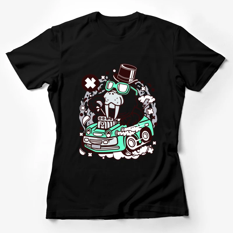 Morse chic en voiture surpuissante Femme T-Shirt