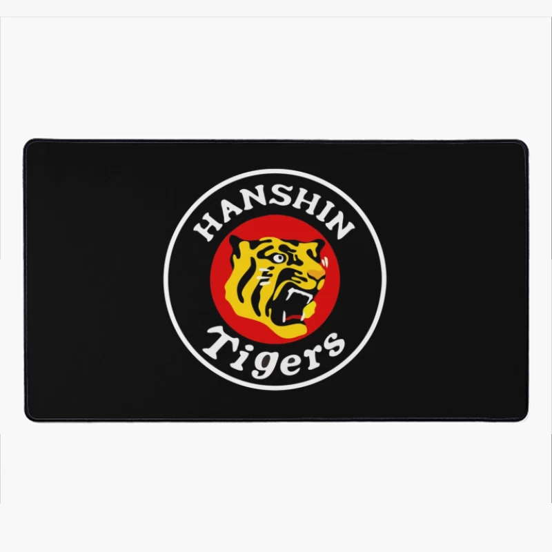 Hanshin Tigers Japanese Baseball Team Logo Desk Mat